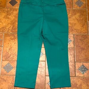 Croft & Barrow Teal Ankle Pants